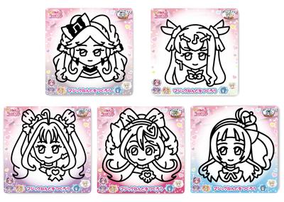 Nobu Company Kimi To Idol Magic Clay Set Kyun PreCure 5-piece (Cure Idol/Cure Ink/Cure Kyun/Cure's Kyun/Cure Kiss) KIP1230-SET