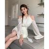 2026 Spring/Summer Halter Neck Backless Off-Shoulder Fairy Dress for Women