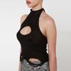 Women's Spring/Summer Woolen Backless Casual Vest Top
