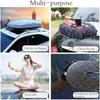2-in-1 Car Door Step Pedal with Safety Hammer – Universal Folding Foot Peg for Easy Roof Access
