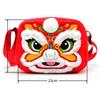 Soft Lion Dance Shoulder Bag Plush Red Lion Coin Pruse  Pay a New Year Call