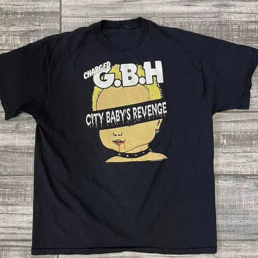 Unisex Short Sleeve Crew Neck Cotton T Shirt G.B.H City Baby_S Revenge Gbh S