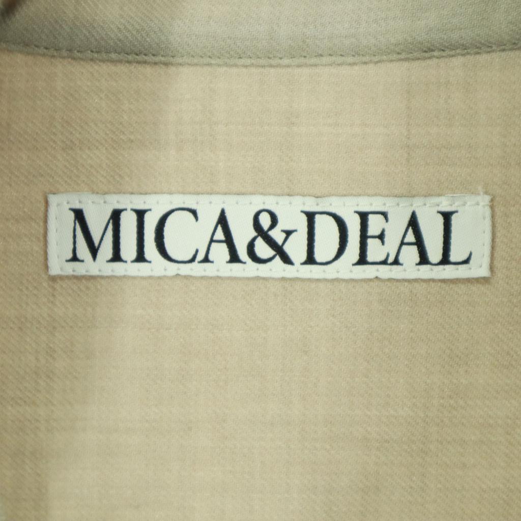 Beauty products MICA&DEAL made in Japan Long sleeve Shirt dress F Beige Women Used