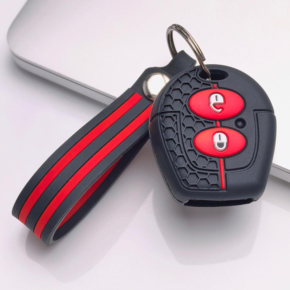 Key Case Cover for Volkswagen Golf Passat Polo Jetta A4 Bora B5 9N Lupo Sharan with Keychain Anti-Scratch Guard Shockproof Protection