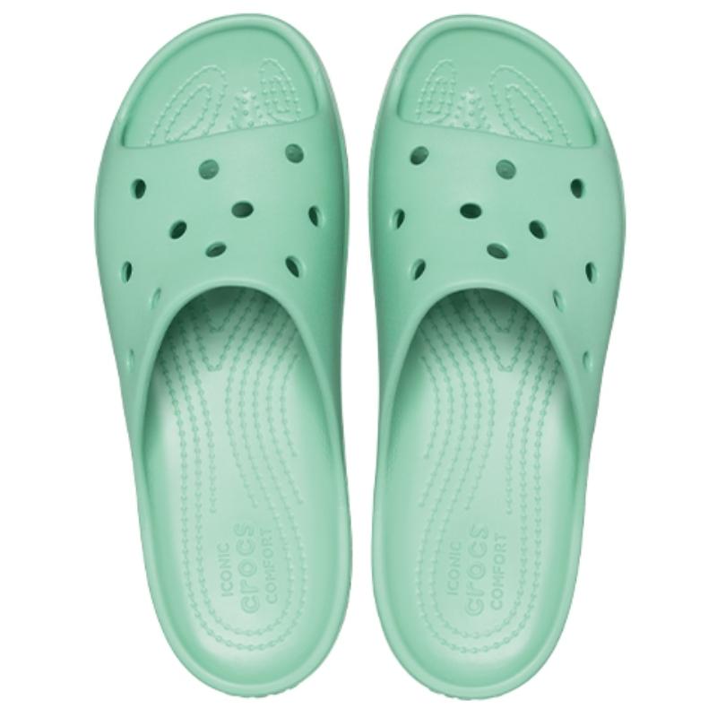 Crocs Classic Platform Sandals 'Green' Women's