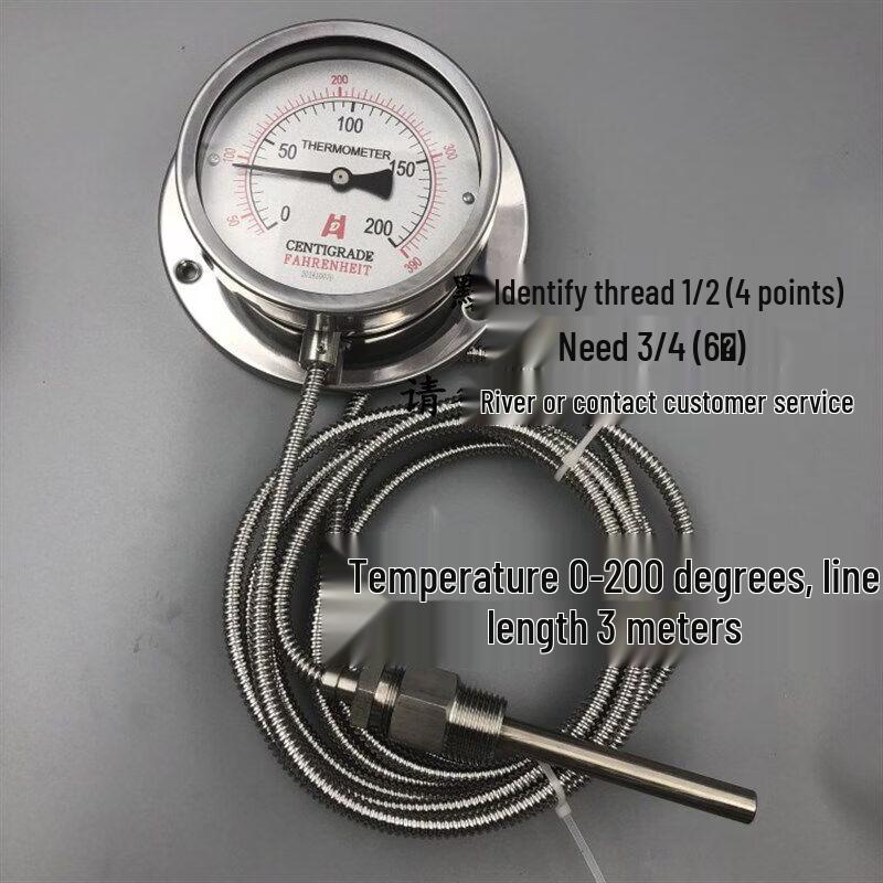 WTZ-280 Stainless Steel Pressure Thermometer