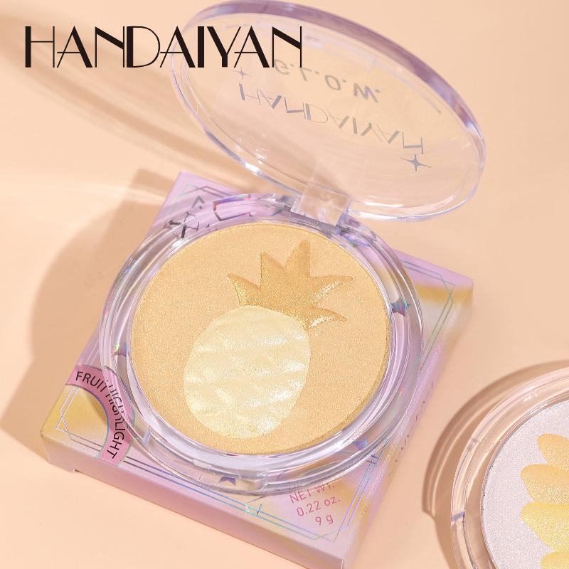Frucht-Highlighting-Puder Dimensionales Highlighting Nasenschatten Fein schimmernde Diamanten Seidig glattes Korrekturpulver
