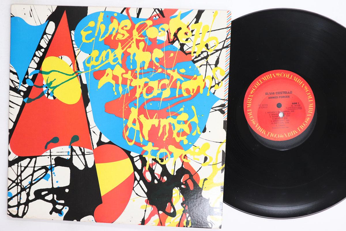 LP Record ELVIS COSTELLO Armed Forces PC35709 COLUMBIA 1984 US Rock Used