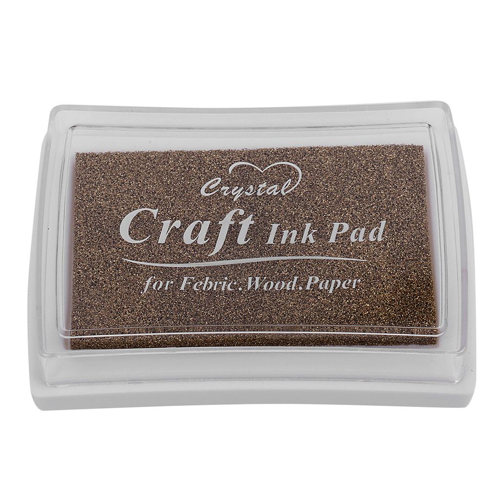 Colorful Stamp Partner Ink Pad for Mini Stamp Wood Paper Craft Kit Useful Kit for Paper Crafts Card Letter Decoration