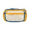 Multi-Layer Contrast Color Pencil Bag Aesthetic Wide Mouth Pencil Case Stationery Organizer Pouch with Handle