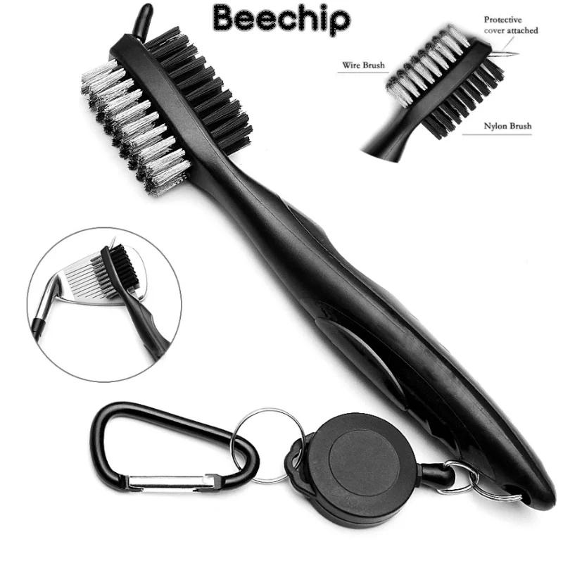 

Golf Club Brush Golf Groove Cleaning Brush 2 Sides Golf Putter Wedge Groove Cleaning Set Cleaning Tools Golf Accessories чёрный