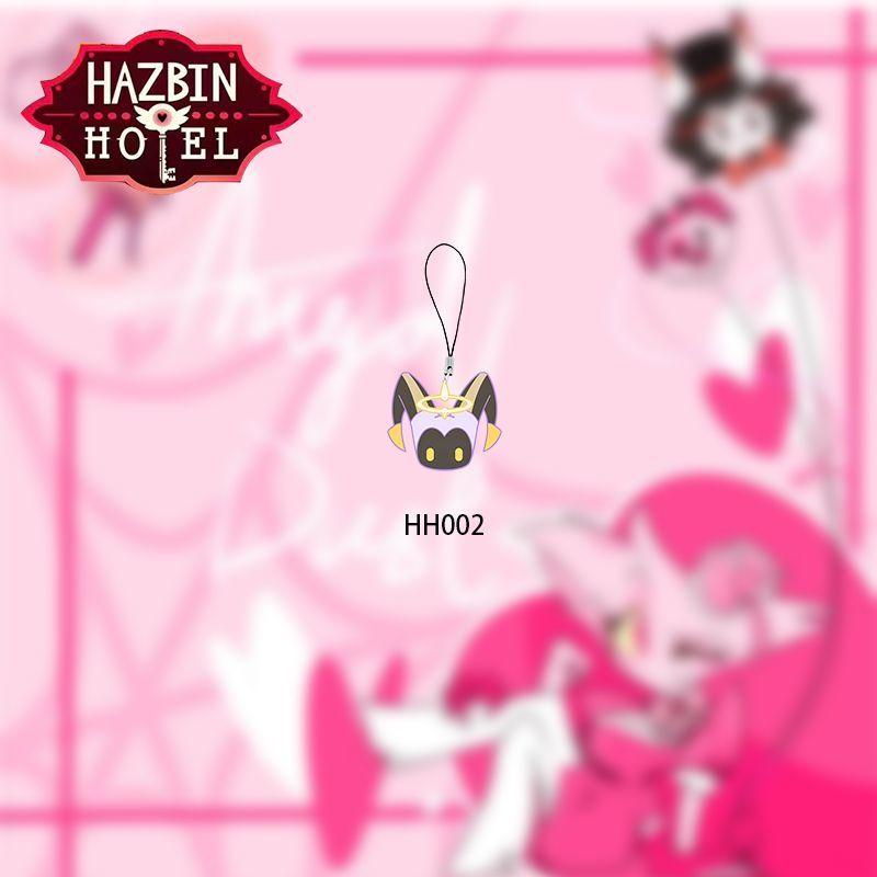 Alastor Doudou Eyes Keychain Vaggie Cell Phone All Staff Set Bag Decoration Adam Accessories Kawaii Lucifer Pendant Gift