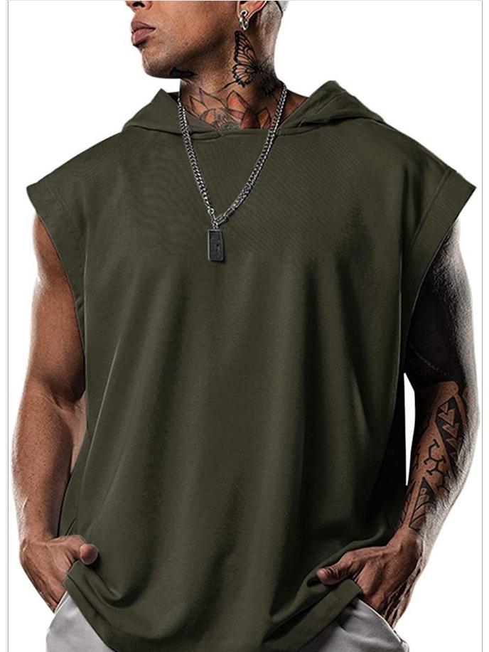 2021 Men's Casual Sleeveless Pullover T-shirt Vest