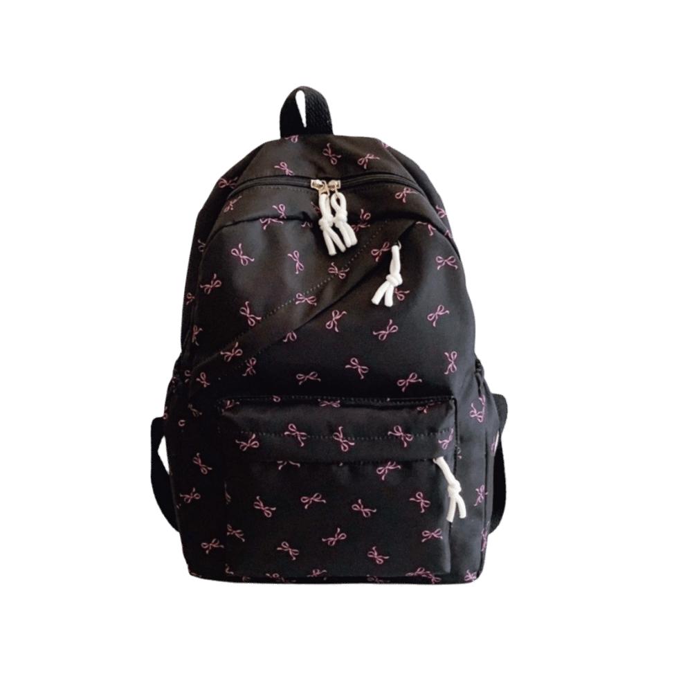 Lightweight Bow Backpack Adjustable Straps Teenagers Shoulder Bag Junior High School