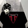 T-Triumph Motocykl Logo Wycieraczka Pokój Dziecięcy Dekoracja Sypialni Balkon Antypoślizgowa Wycieraczka Wycieraczka do Salonu Dywanik