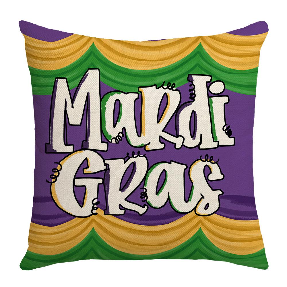 Mask Carnival Pillow Cover Digital Printing Living Room Bedroom Sofa Cushion Cushion Cover