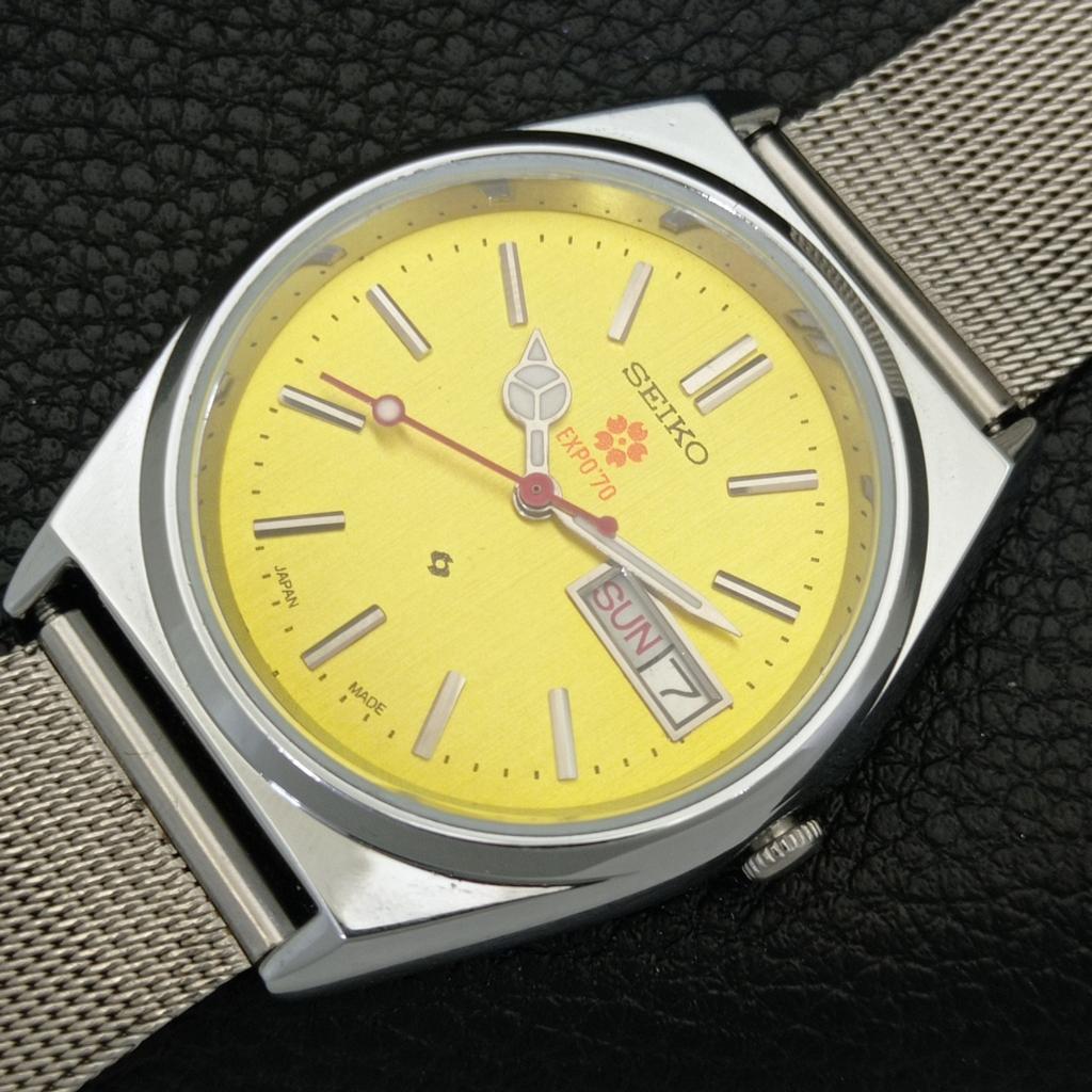 VINTAGE REFURBISHED SEIKO EXPO 70 AUTOMATIC 6309A JAPAN MENS WATCH A441778-1 Sk-a441778