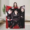 My Chemical Romance Band Blanket Soft Novelty Plush Throw Blanket For Couch Chair Sofa Bed Flannel Bedspread Bed Cover