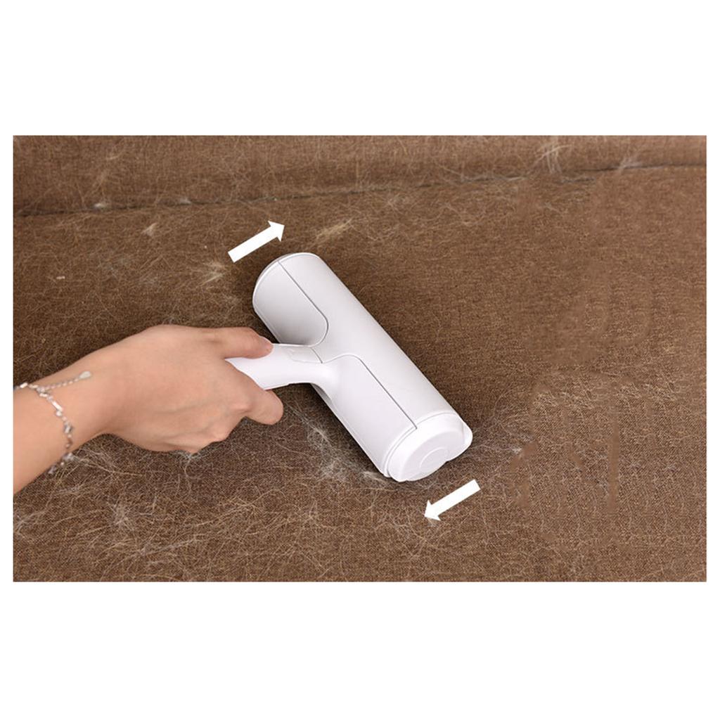 Pet Hair Roller Lint Roller Cat and Dog Hair Remover for Furniture Couch Carpet Car Seats Red
