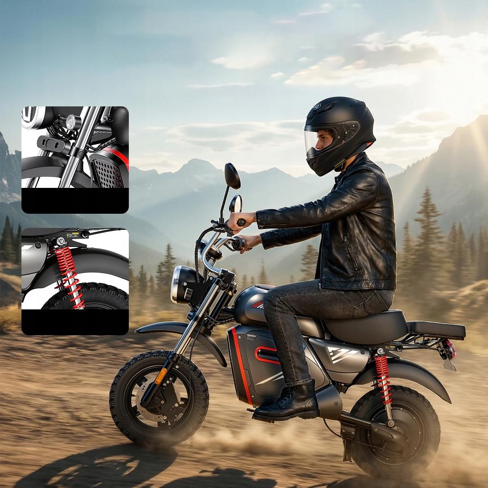 Elektromotorräder Motocykl elektryczny für Erwachsene 2000W, Stadttauglich, Reichweite bis zu 90 km, NFC