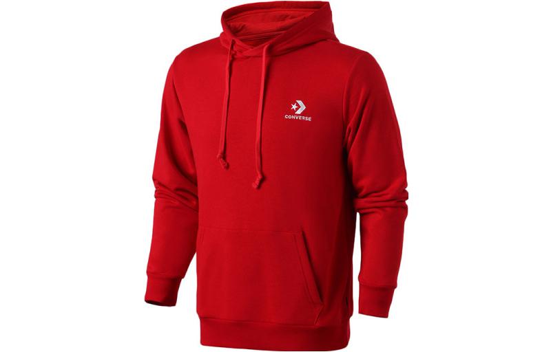 Converse Sweatshirts Men s Red Hooded Moderate Regular 10008926-A05 XL