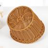 Hanging Rattan Hanging Basket Plastic Wall Shelf Basket  Kitchen Decoration