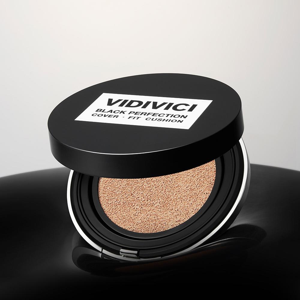 VIDIVICI Black Perfection Cover Fit Cushion with Refill SPF 40 PA++ 13g*2EA