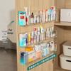 Wall-Mounted Rectangular Compartment Organizer for Medicine, Cosmetics, and Lipstick