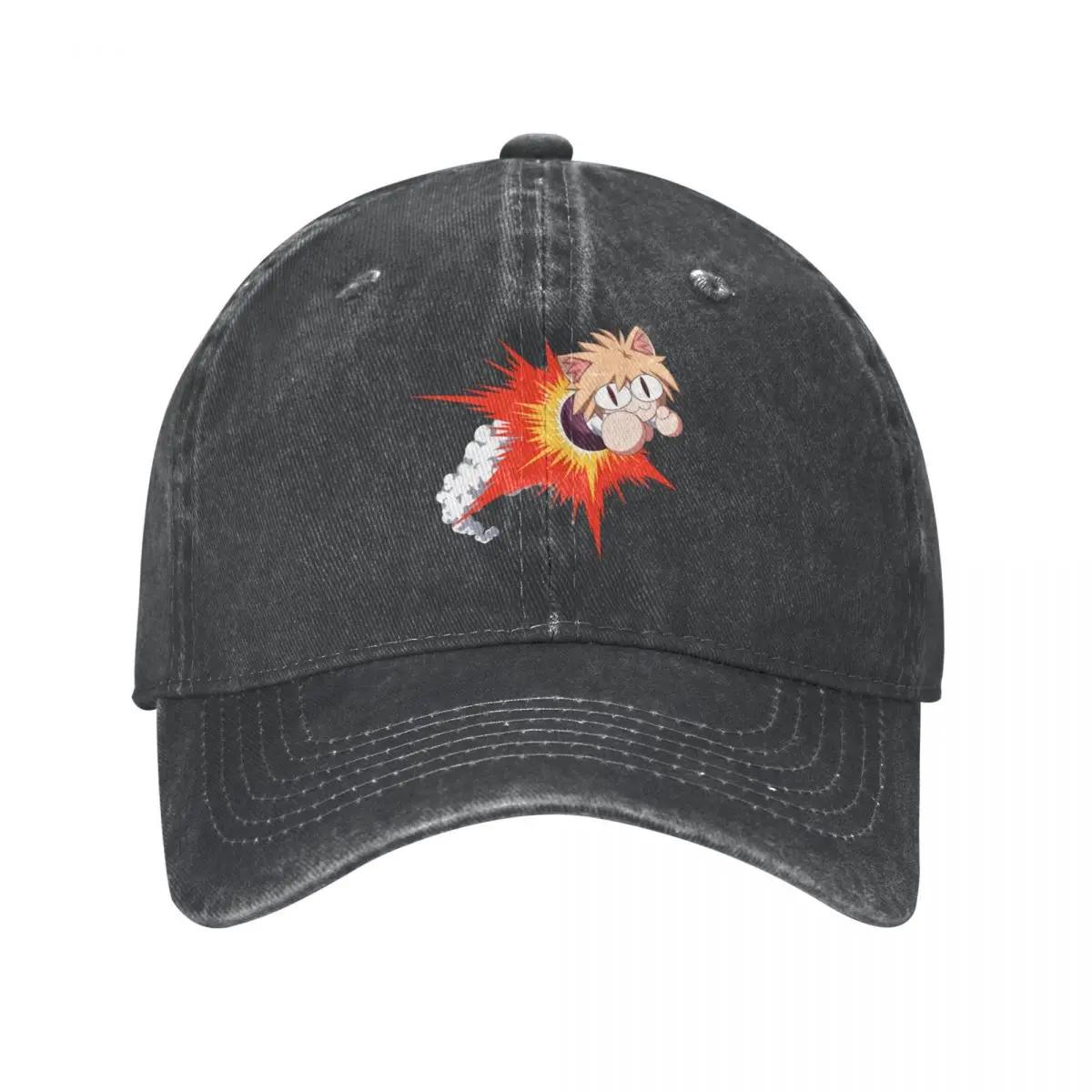 

Hip Hop Baseball Caps Snapback Hats Rocket Neco Arc Summer Autumn Visor Cap Japanese Anime Denim Casquette Gorras Hip Hop Adjustable темно-синий