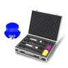 KTV Portable Wireless Microphone Storage: 2-Piece Aluminum Case for Handheld & Lavalier Mics.