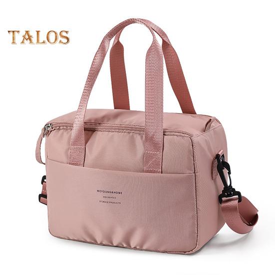 Přenosná taška na oběd Ženy Tepelně izolovaná krabička na oběd Tote Bag Chladící kabelka Vodotěsná Bento Pouch Kancelář Jídlo přes rameno