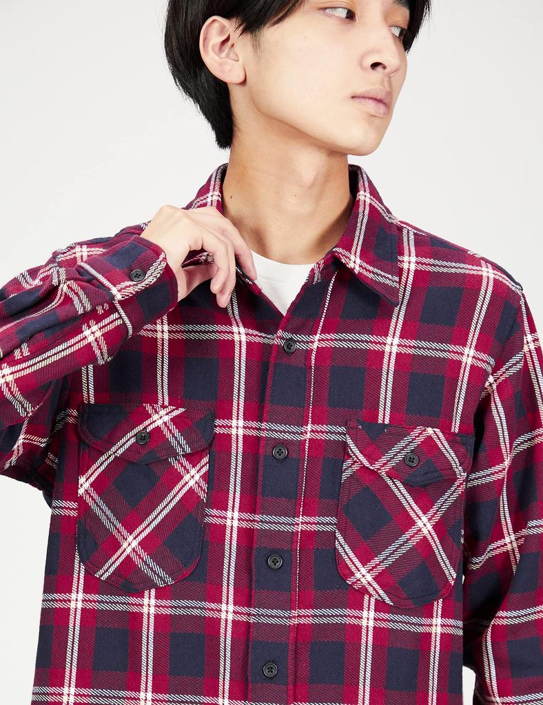 Chemise de travail pour homme Lee LM7233-109 à carreaux 2 M