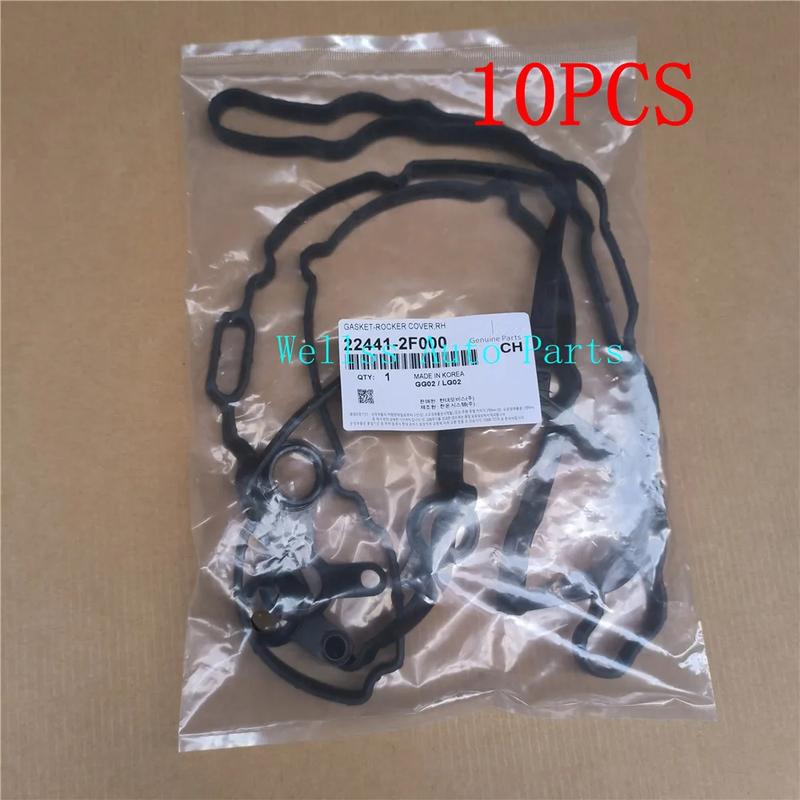 

10PCS ORIGINAL 22441-2F000 Valve Cover Gasket kit 224412F000 for HYUNDAI KIA D4HB SORENTO II XM VICTOR 10PCS