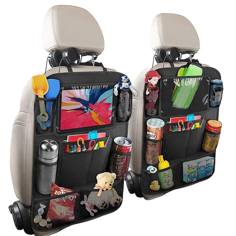 

Car Rear Seat Storage Seat Backrest Car Trunk Mesh Cargo Storage Universal Seat Backrest Space Management Interior Accessories