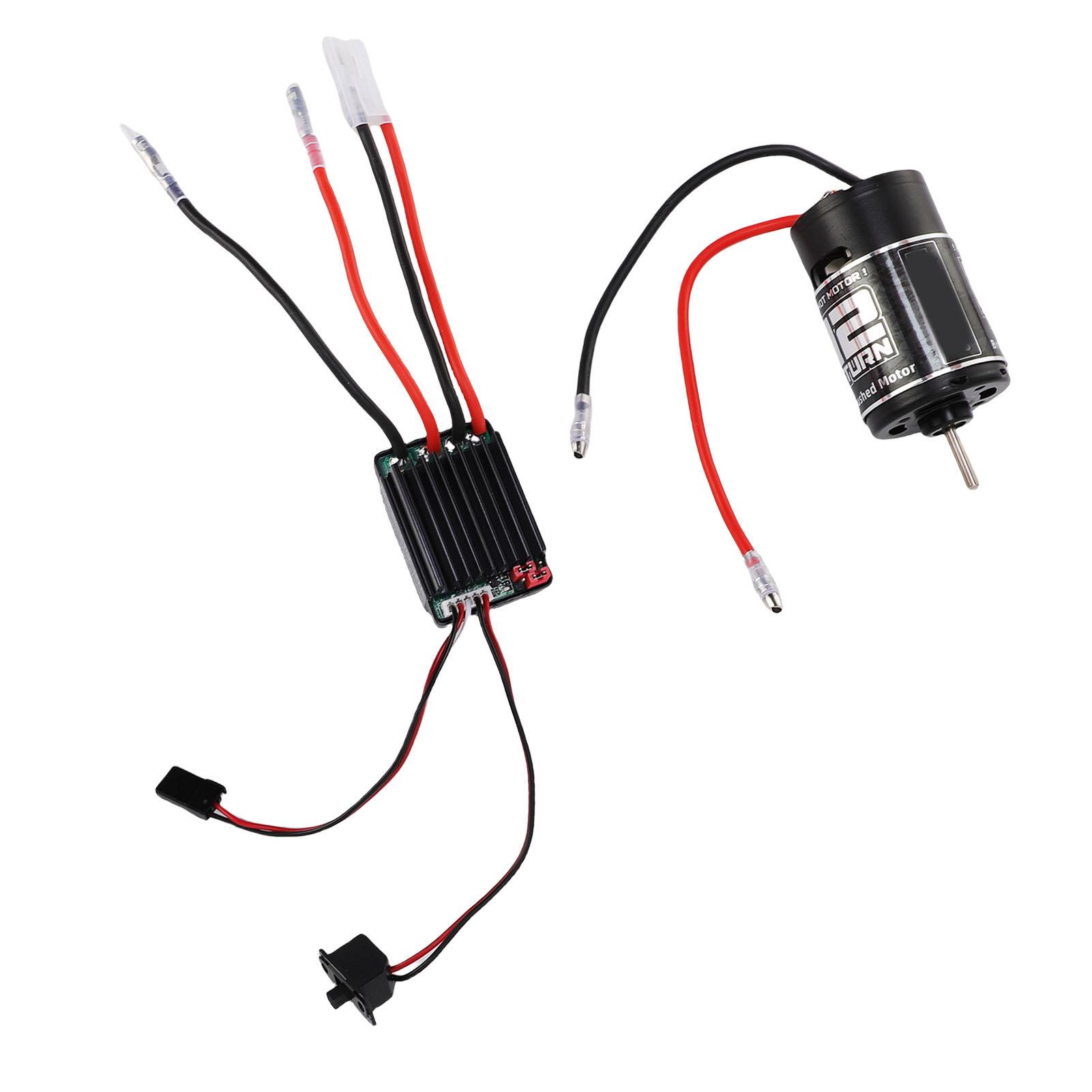 

RC 550 12T Колекторний двигун BEC 5V2A з 320A ESC Висококрутний колекторний двигун для RC автомобілів, човнів