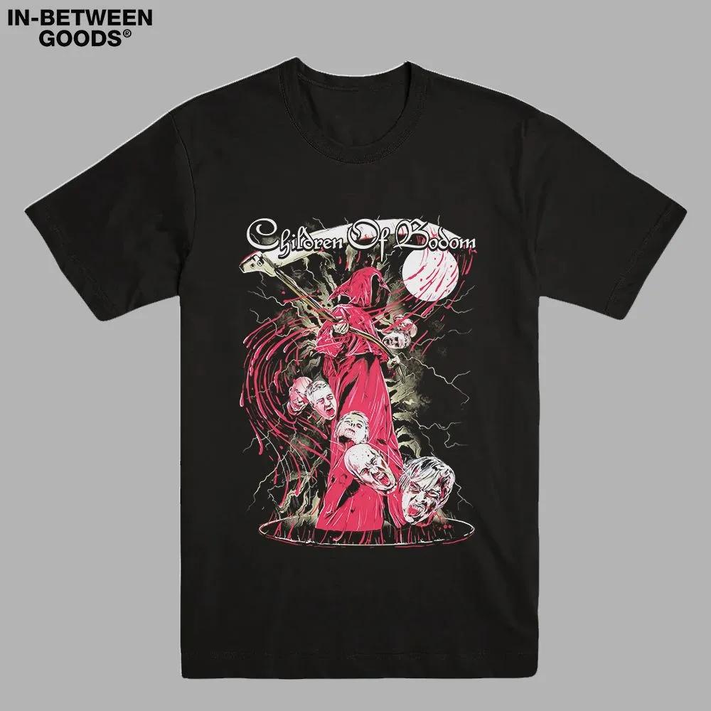 Unisex Short Sleeve Crew Neck Cotton T Shirt Children Of Bodom XL