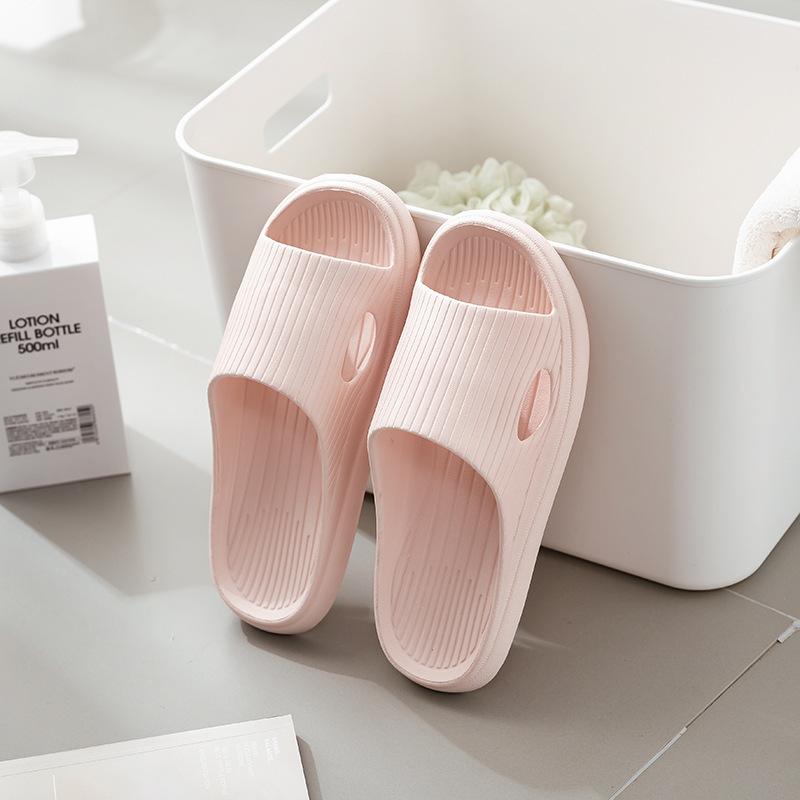 Slippers women's summer home bathroom bath couple thick bottom home men's sandals summer wear