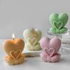 Heart Swan Candle Mold DIY Handmade Heart-shaped Soap Silicone Mould Gypsum Crafts Resin Mold Valentine's Day Gift Making