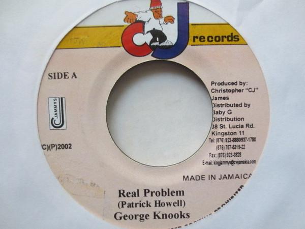 

7inch Record GEORGE NOOKS Real Problem NONE CJ Records 2002 Jamaica Reggae Ska Dub Used