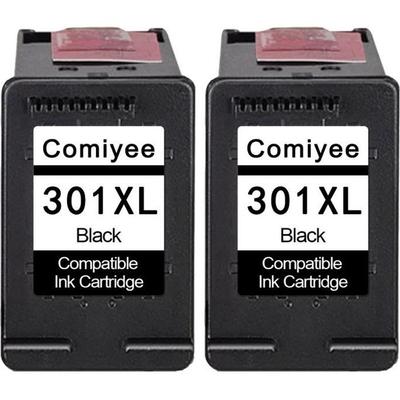 Compatible Ink Cartridge - HP - 301 XL - Black - Pack of 2 - Inkjet