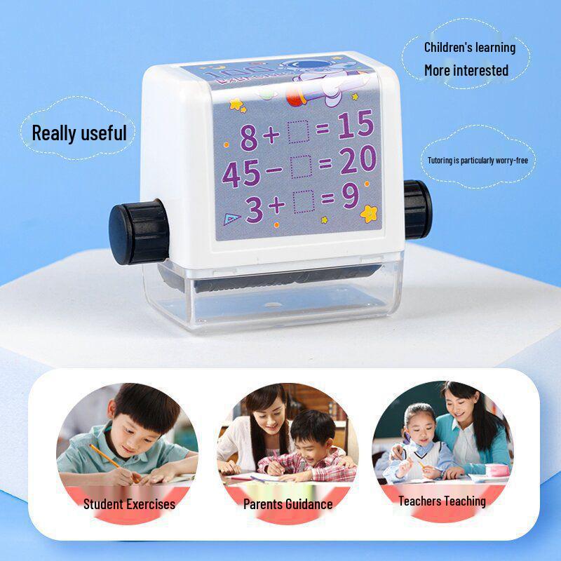 Elementary Arithmetic Fill-in-the-Blank Stamp for Addition and Subtraction Practice