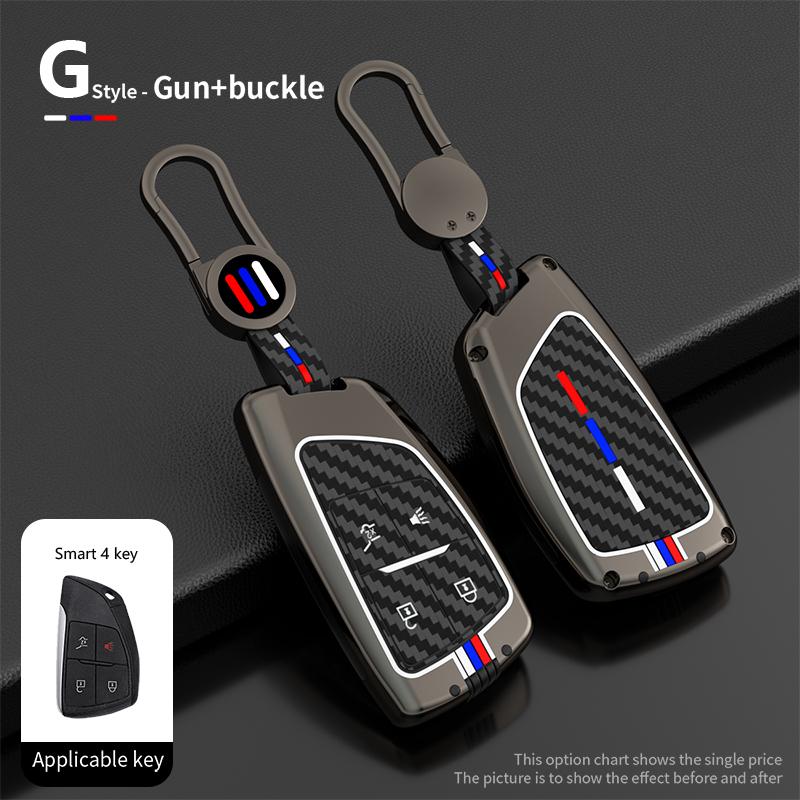 Car Flip Key Case Cover For Buick Envision For Chevrolet Silverado Suburban Tahoe Sierra 1500 Yukon Car Interior Accessories