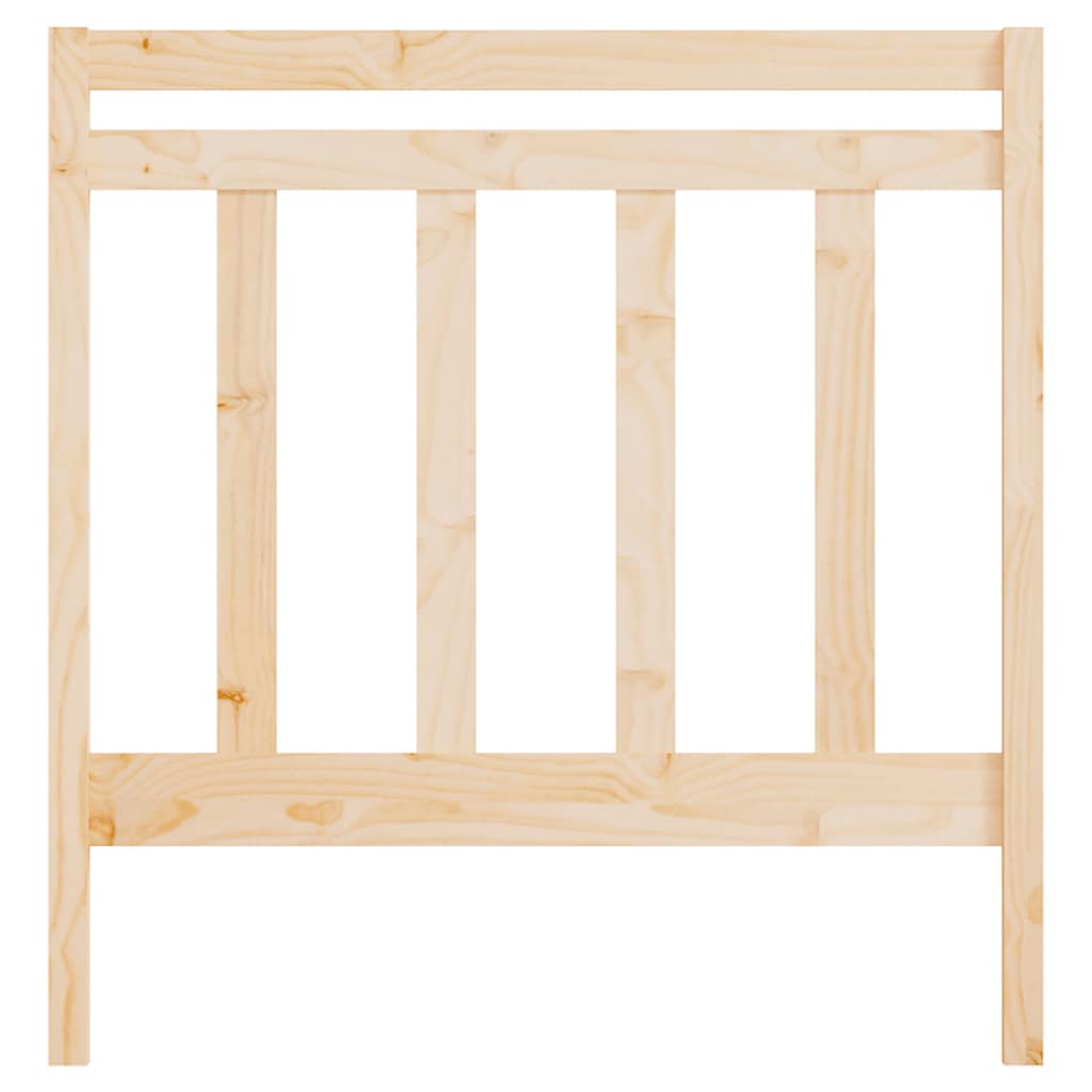 Vidaxl Bed Headboard, 95X4X100 Cm, Solid Pine Wood