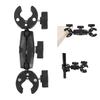 Super Double Clamp 360 Degree for Bicycles and Action Camera Pipe Handlebar Mount Camera Easy Multifunctional Accessory Mount, Rotation, Motorcycles,