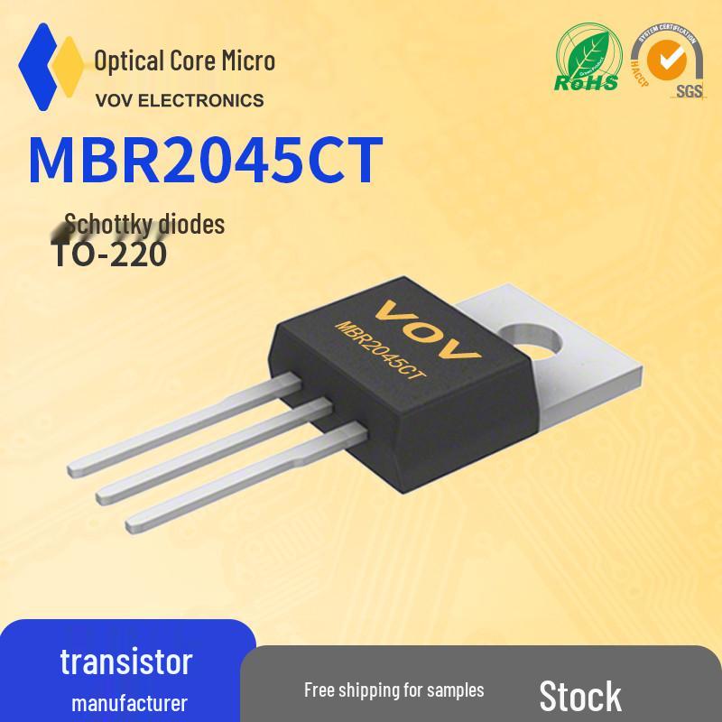Guanglv Semiconductor MBR2045CT 20A 45V TO-220 Schottky Diode