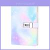 Creative Lockable Notebook With Colorful Galaxy Cover For Students And Gift Sets