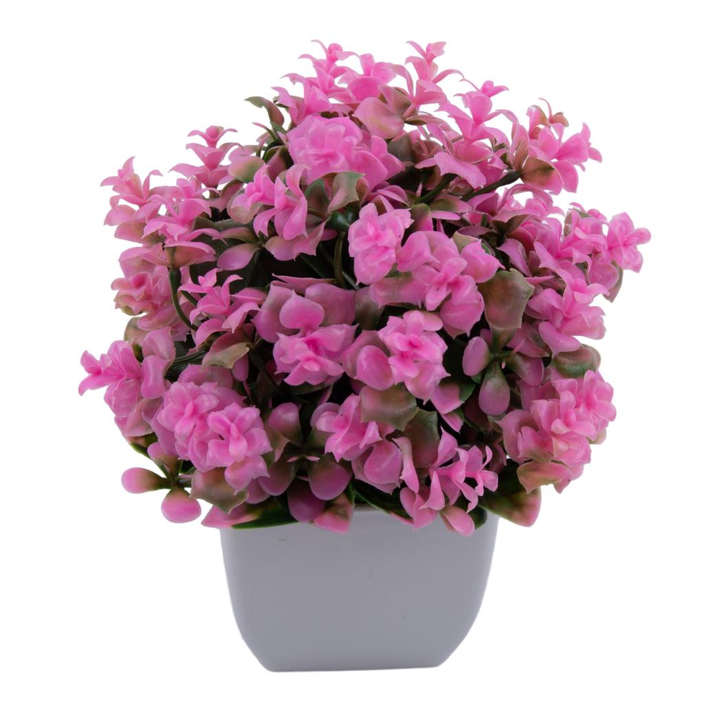 Fake Potted Plant Artificial Bonsai Garden Bedroom Lively Plastic 15*16cm 19 Mesh Beautiful Courtyards Families