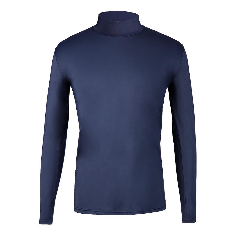 T-shirt à manches longues et col montant en maille glacée fonctionnelle pour le sport Icaruk Btee101