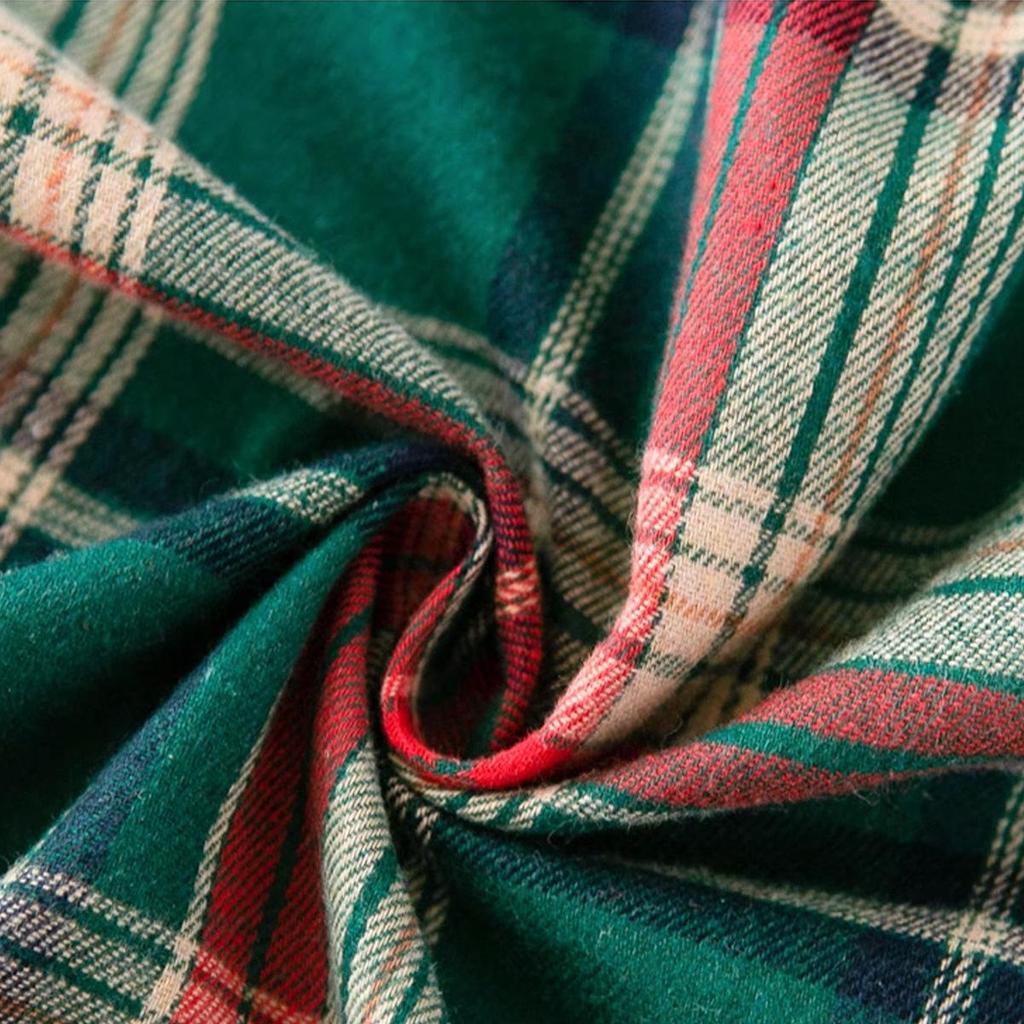 Weihnachtsrot und Schwarz Karierte Vorhänge Kurz Landhausstil Gingham Vorhang Weihnachten für Wohnzimmer Schlafzimmer Esszimmer