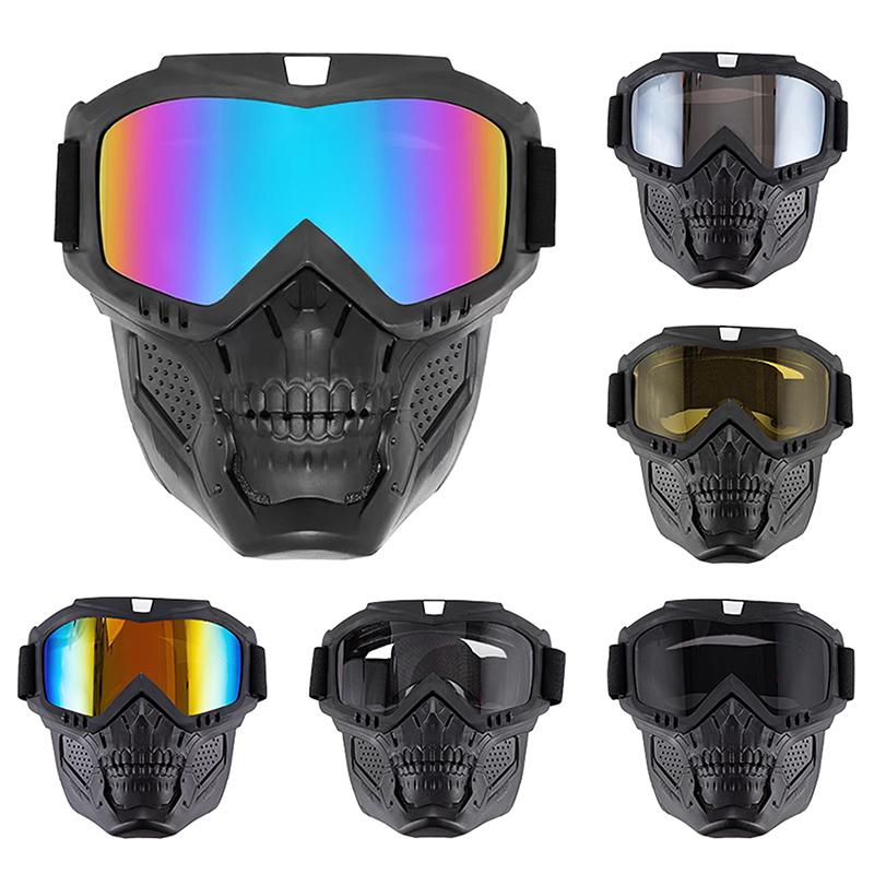 1 Pezzo Moto da Cross a Prova di Esplosione Motocross Cs Gioco di Guerra Paintball Caccia Maschera Tattica Maschera Antivento per Moto